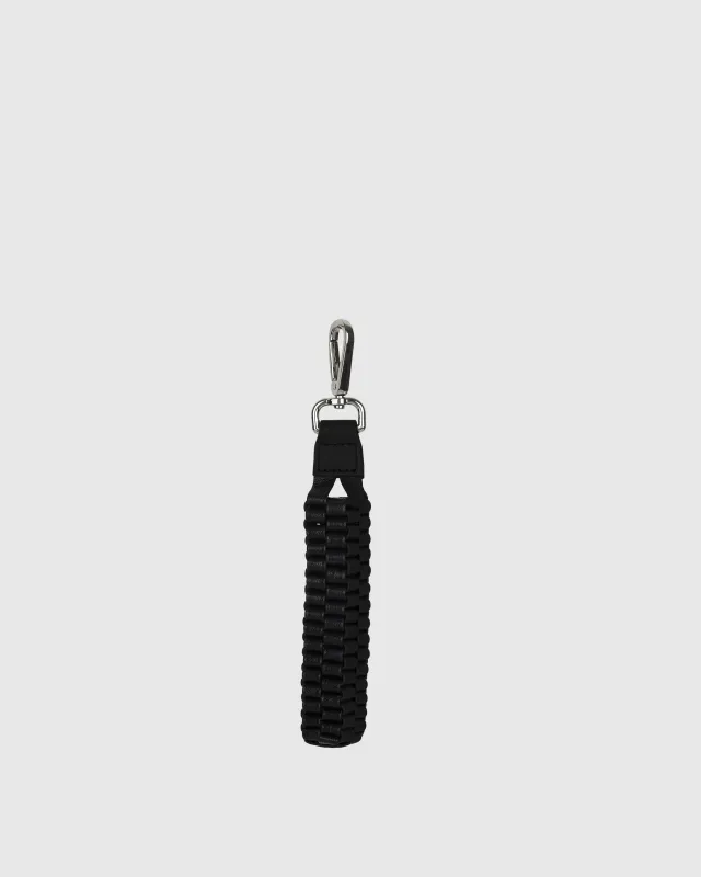 Bagcharm Braided Black sold by Nunoo Bags
