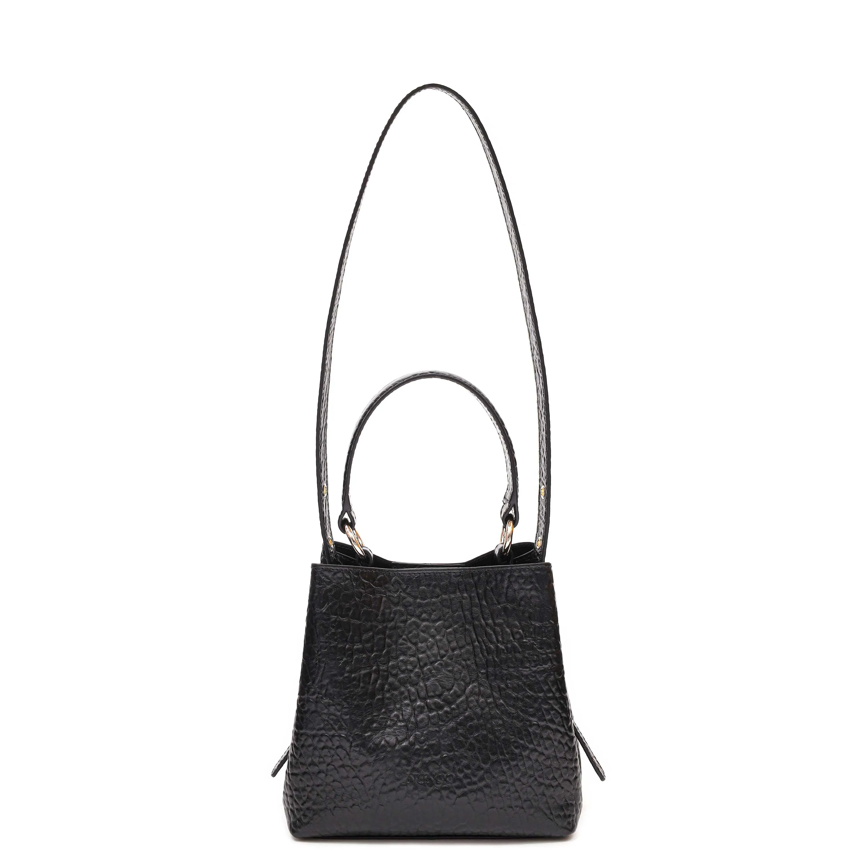 Small Chiara New Zealand Black w. Gold sold by Nunoo Bags