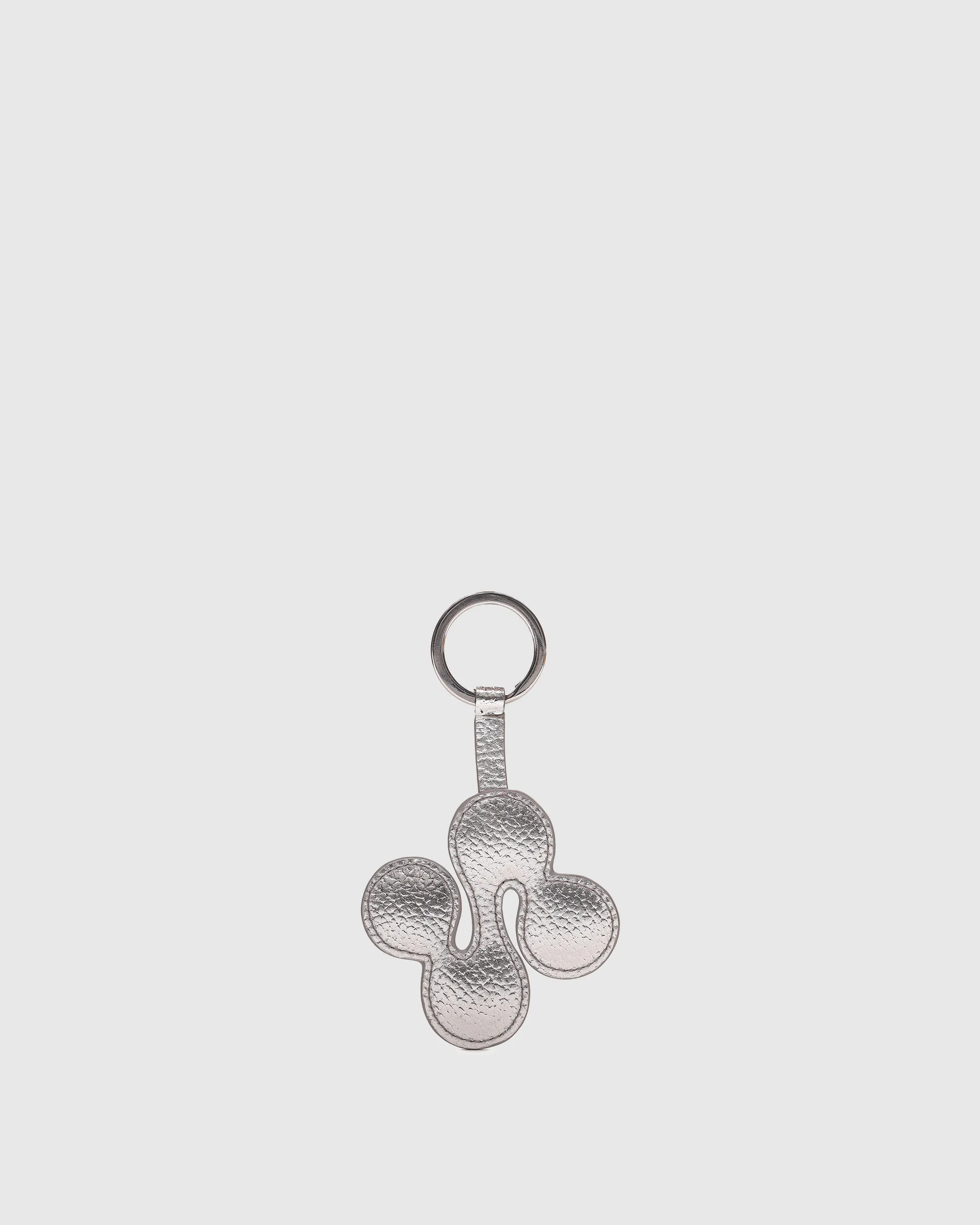 Small Logo Keyring Metallic Silver sold by Nunoo Bags product image thumbnail 2