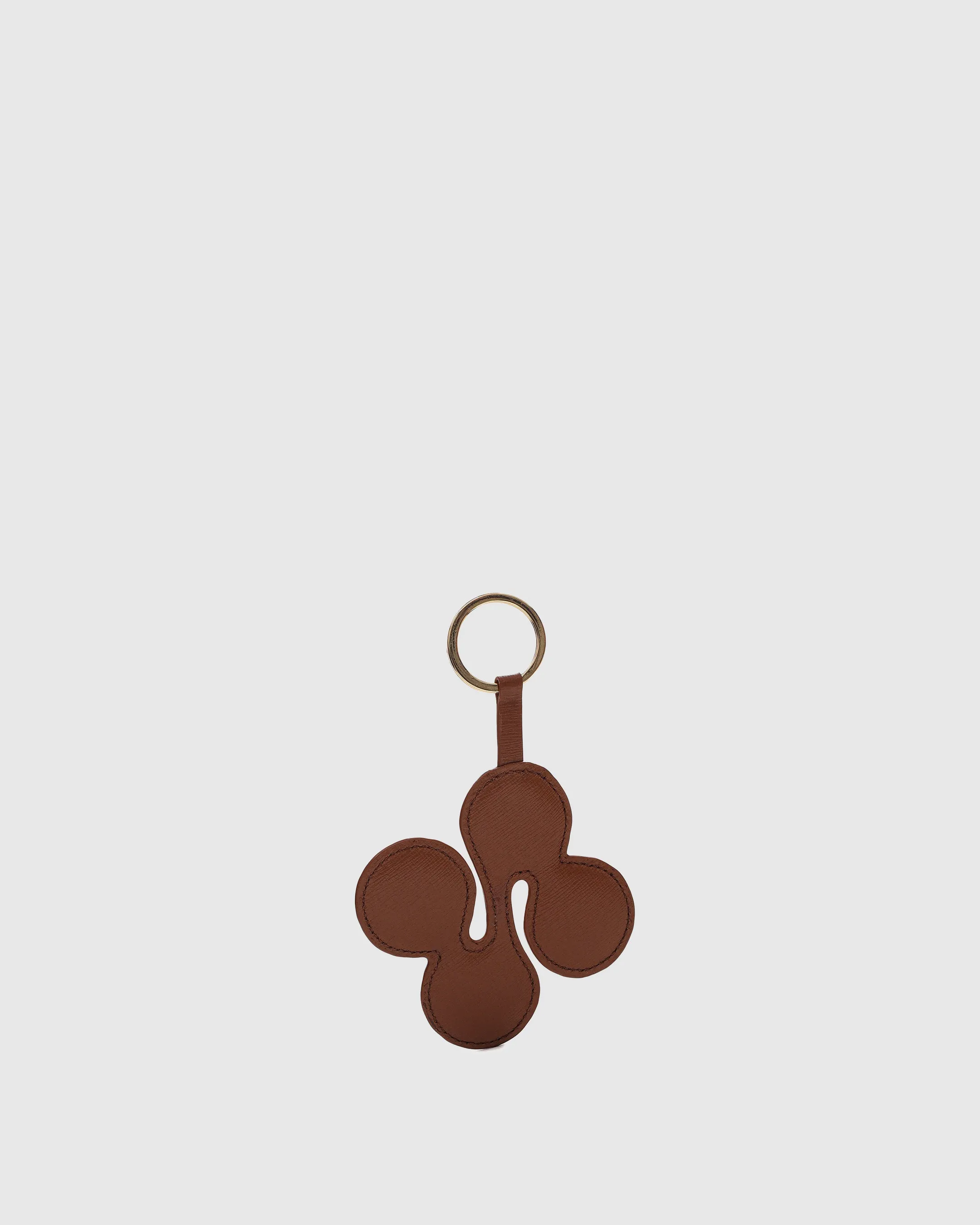 Logo Keyring Florence Brown w. Gold sold by Nunoo Bags product image thumbnail 2