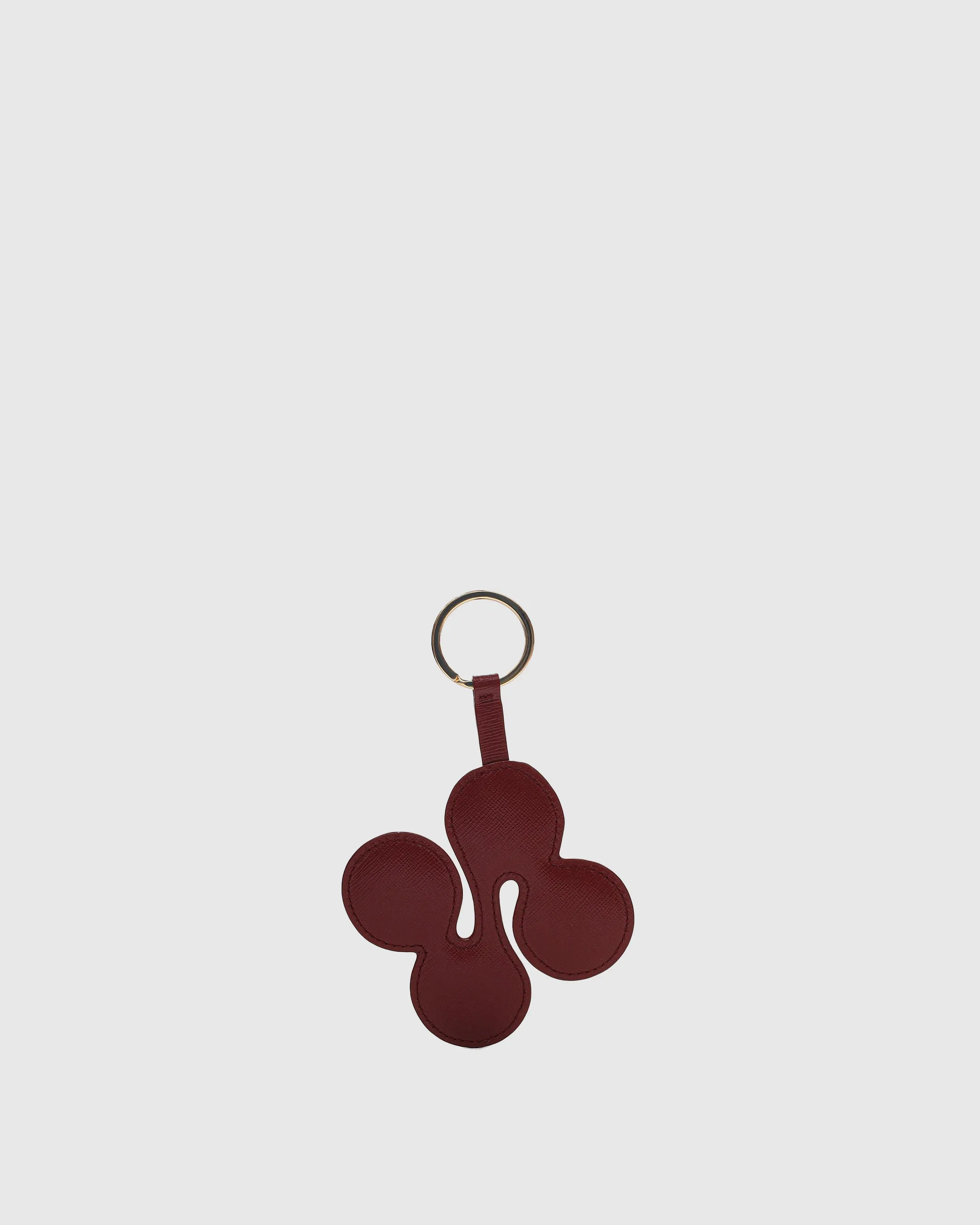 Logo Keyring Florence Maroon w. Gold sold by Nunoo Bags product image thumbnail 2