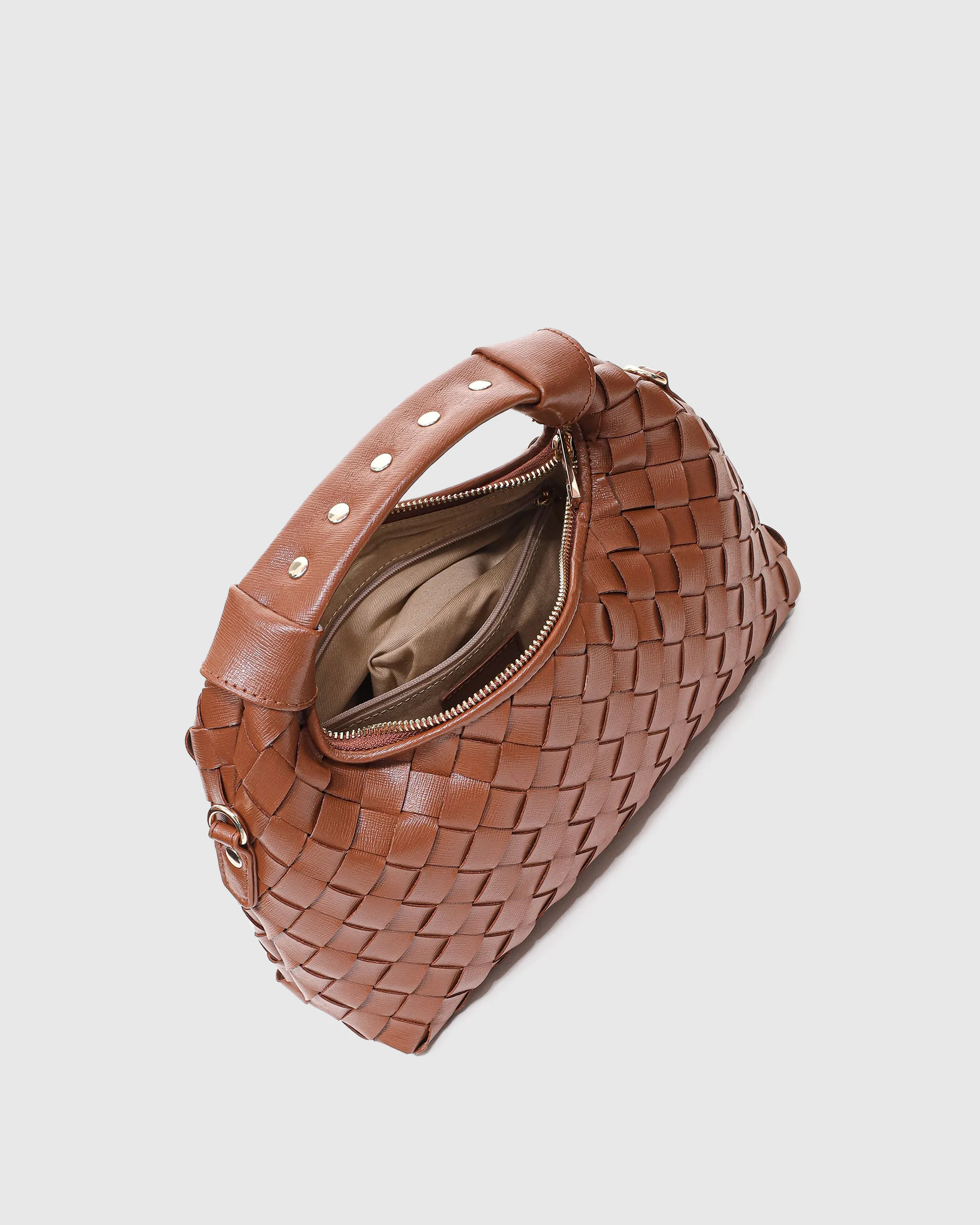 Dandy Braided Florence Brown w. Gold sold by Nunoo Bags product image thumbnail 3