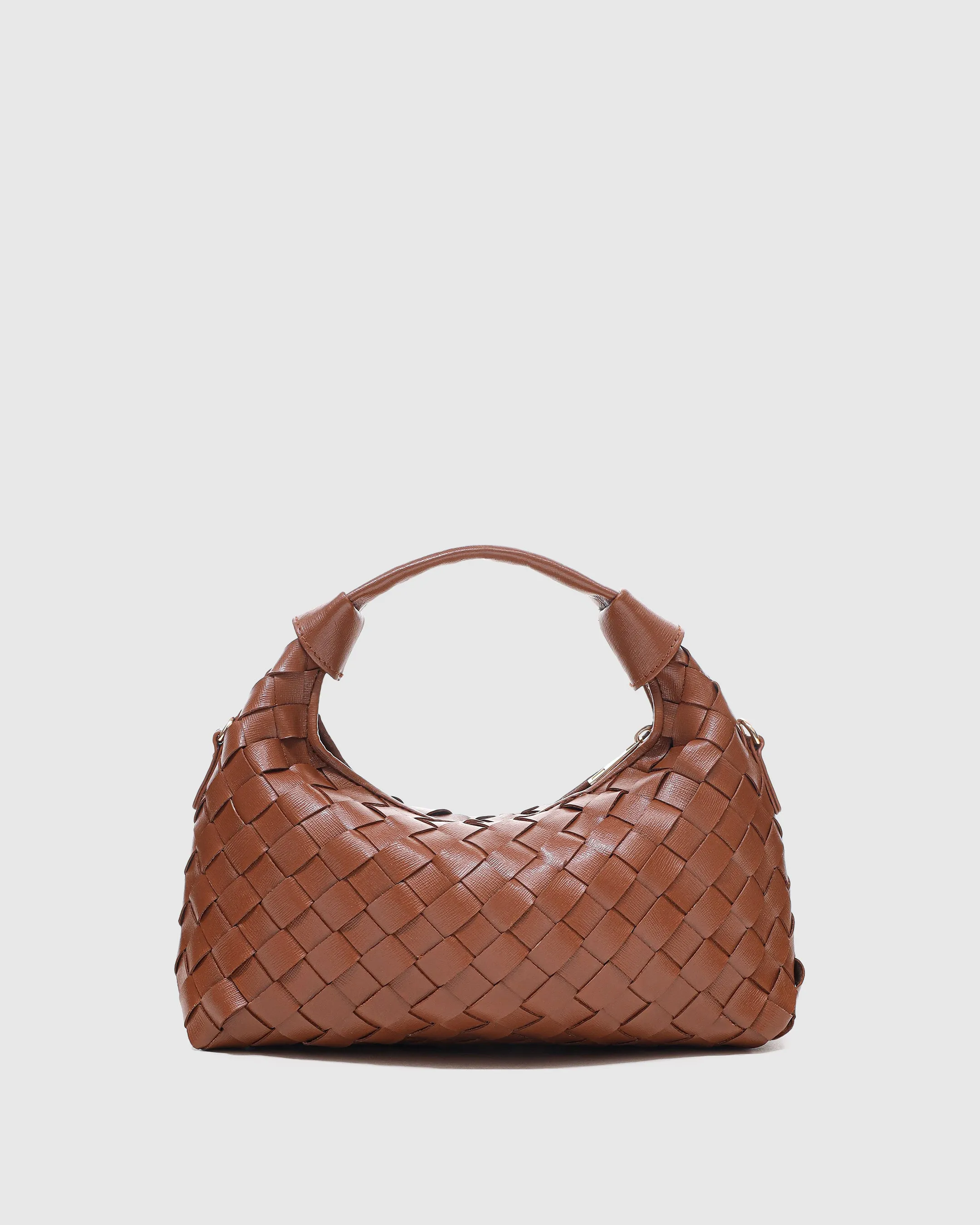 Dandy Braided Florence Brown w. Gold sold by Nunoo Bags