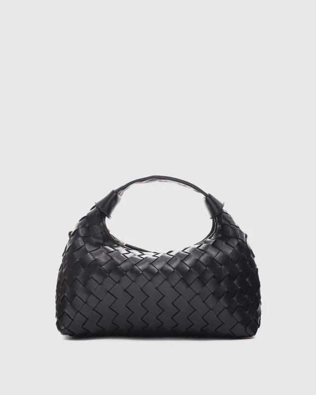 Dandy Braided Florence Black w. Gold sold by Nunoo Bags
