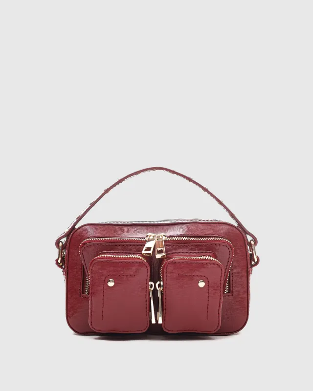Helena Florence Maroon w. Gold sold by Nunoo Bags