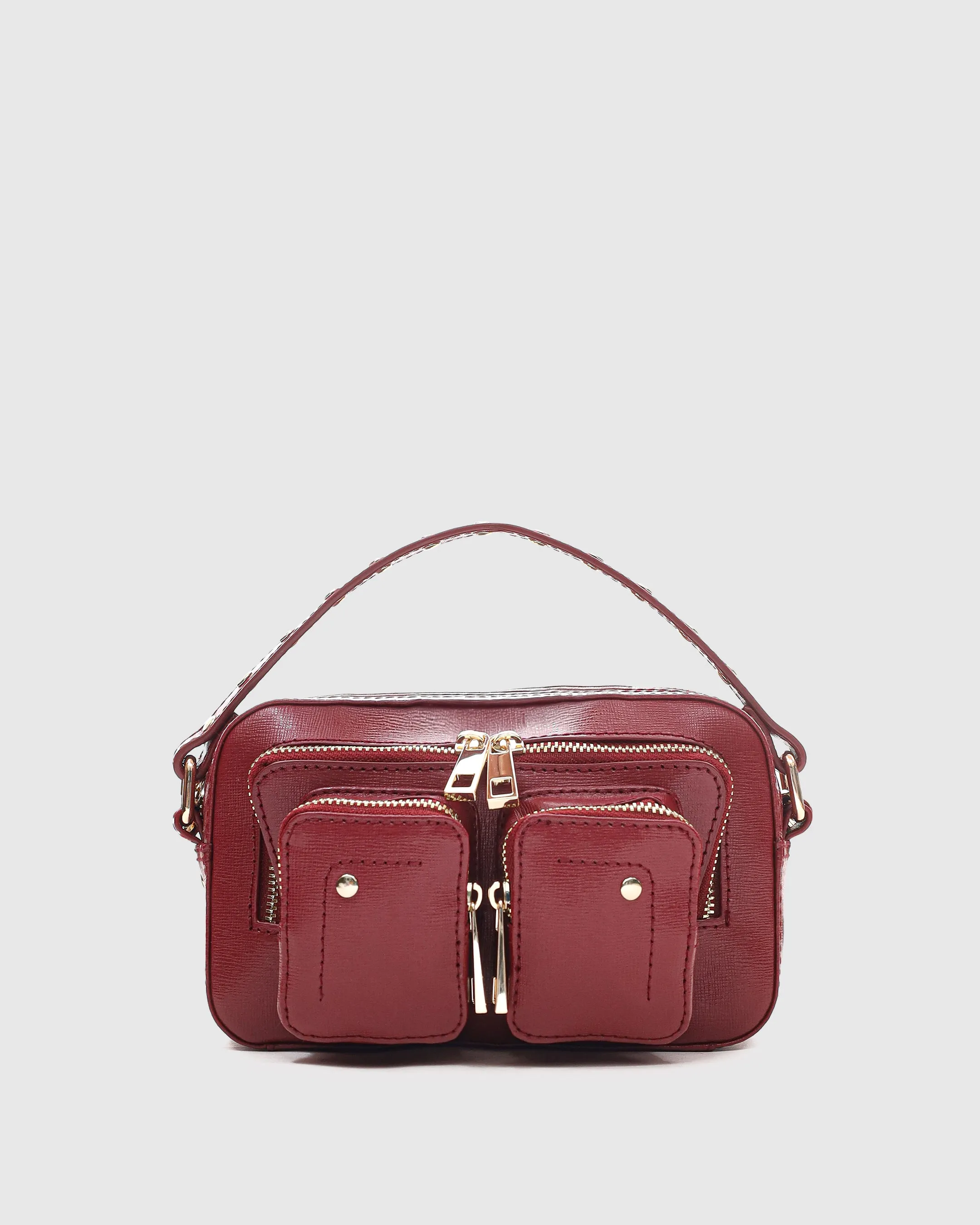 Helena Florence Maroon w. Gold sold by Nunoo Bags