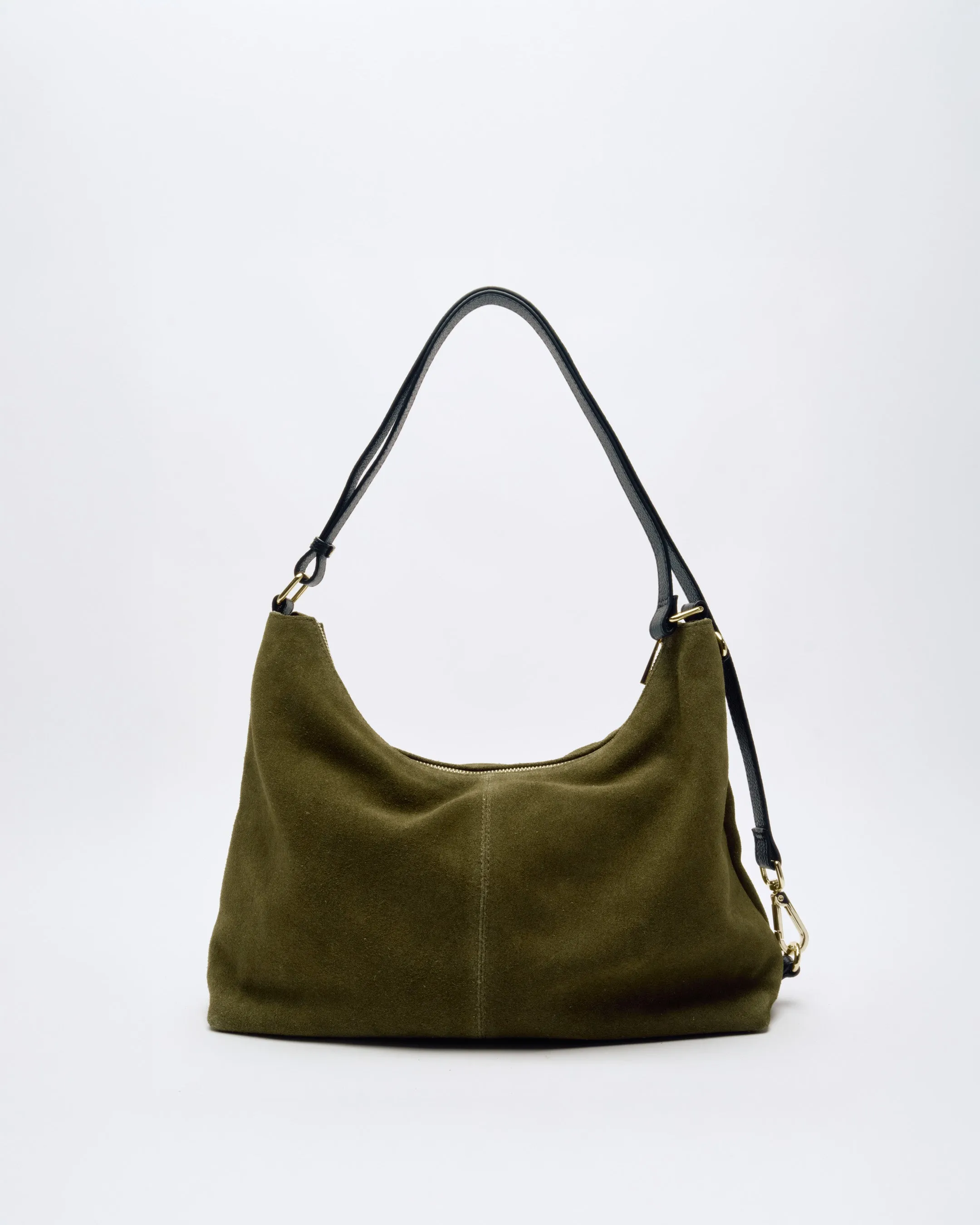 Rio Suede Dark Olive w. Gold sold by Nunoo Bags product image thumbnail 4