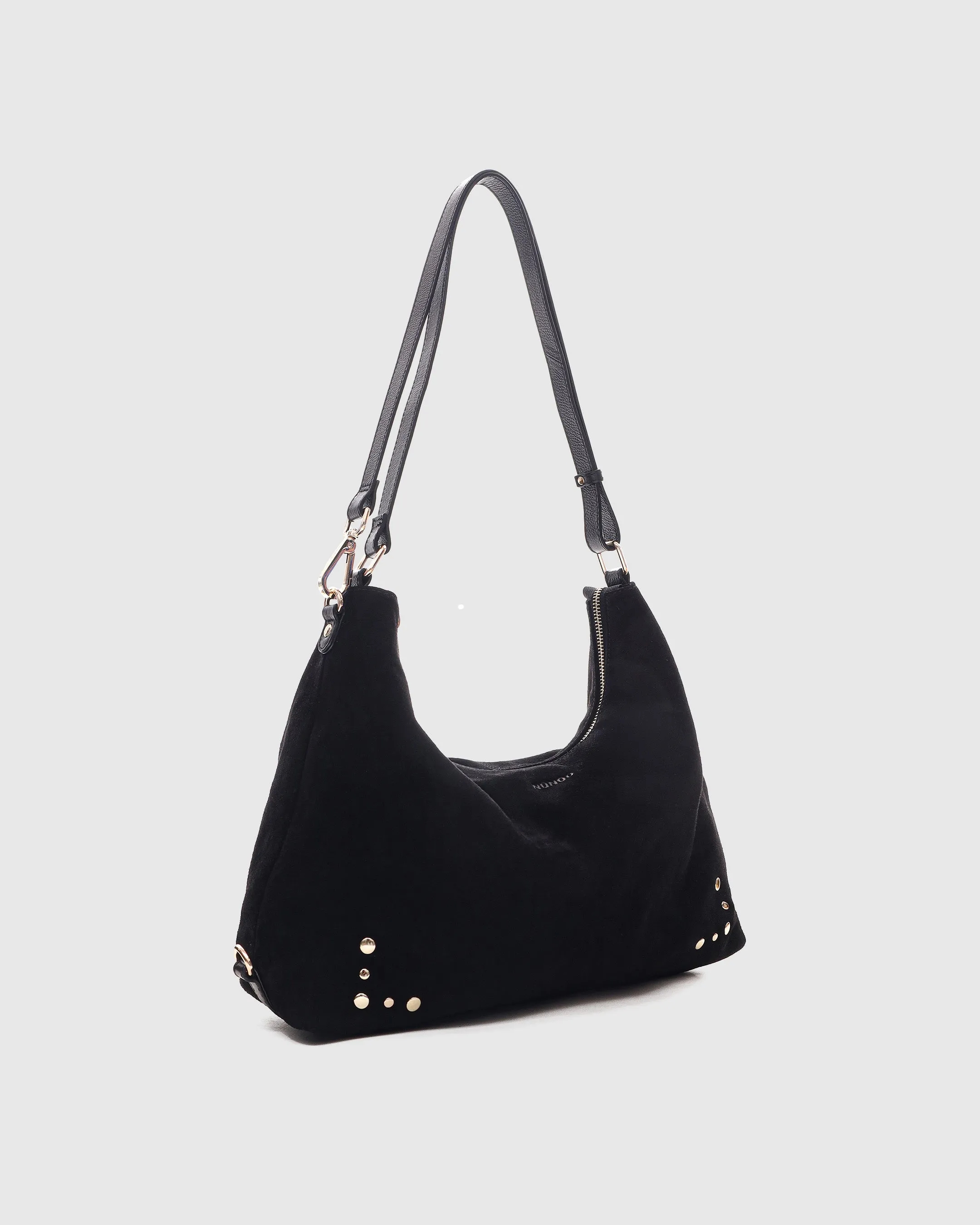 Rio Suede Black w. Gold sold by Nunoo Bags product image thumbnail 3