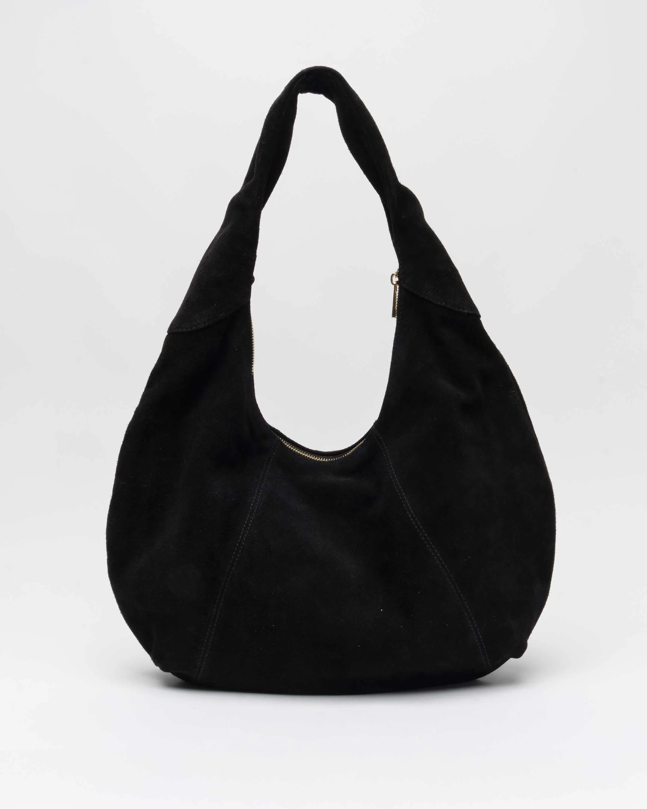 Gabi Suede Fringe Black w. Gold sold by Nunoo Bags product image thumbnail 3