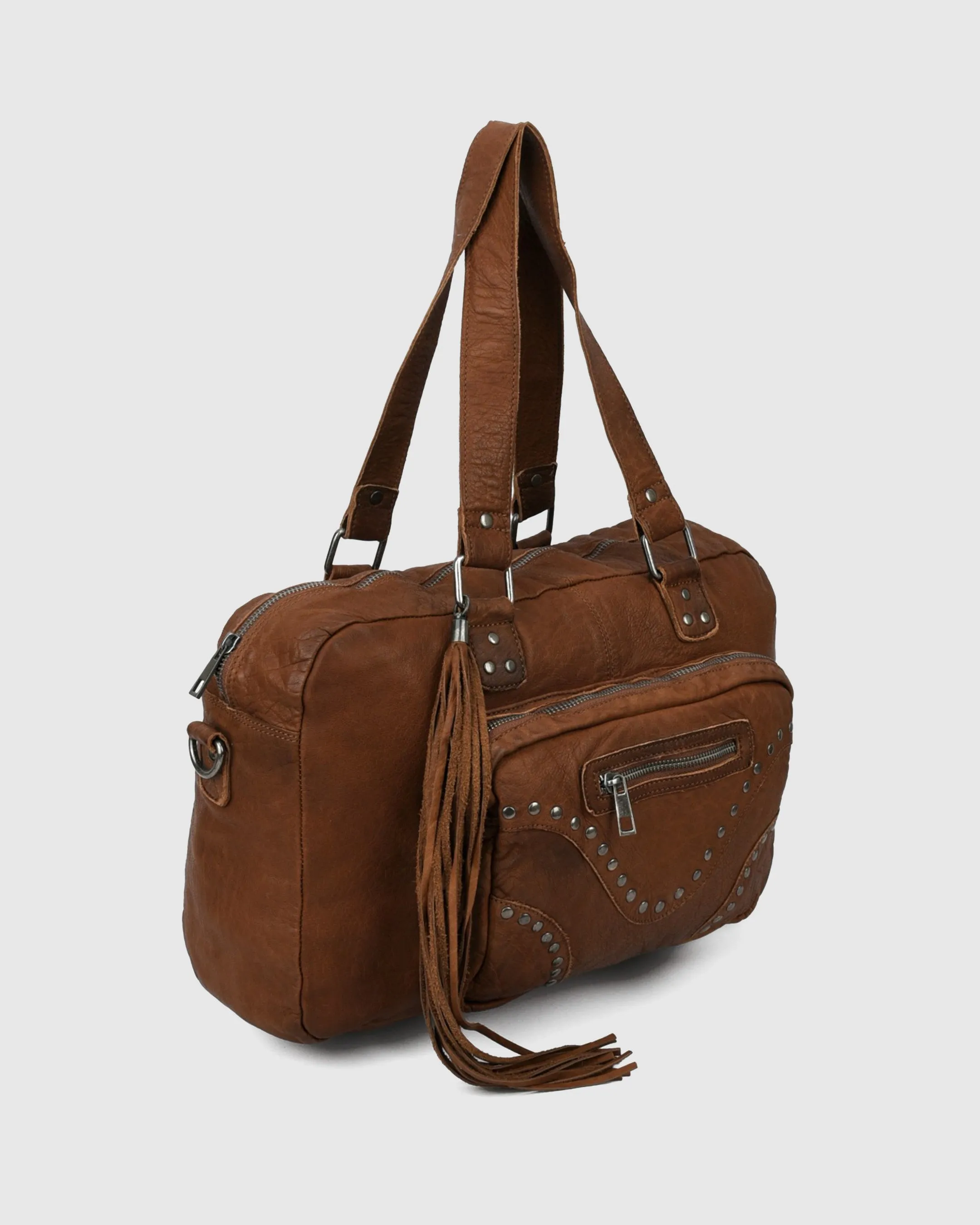 Mille Rivet Washed Ginger w. Antique Silver sold by Nunoo Bags product image thumbnail 2