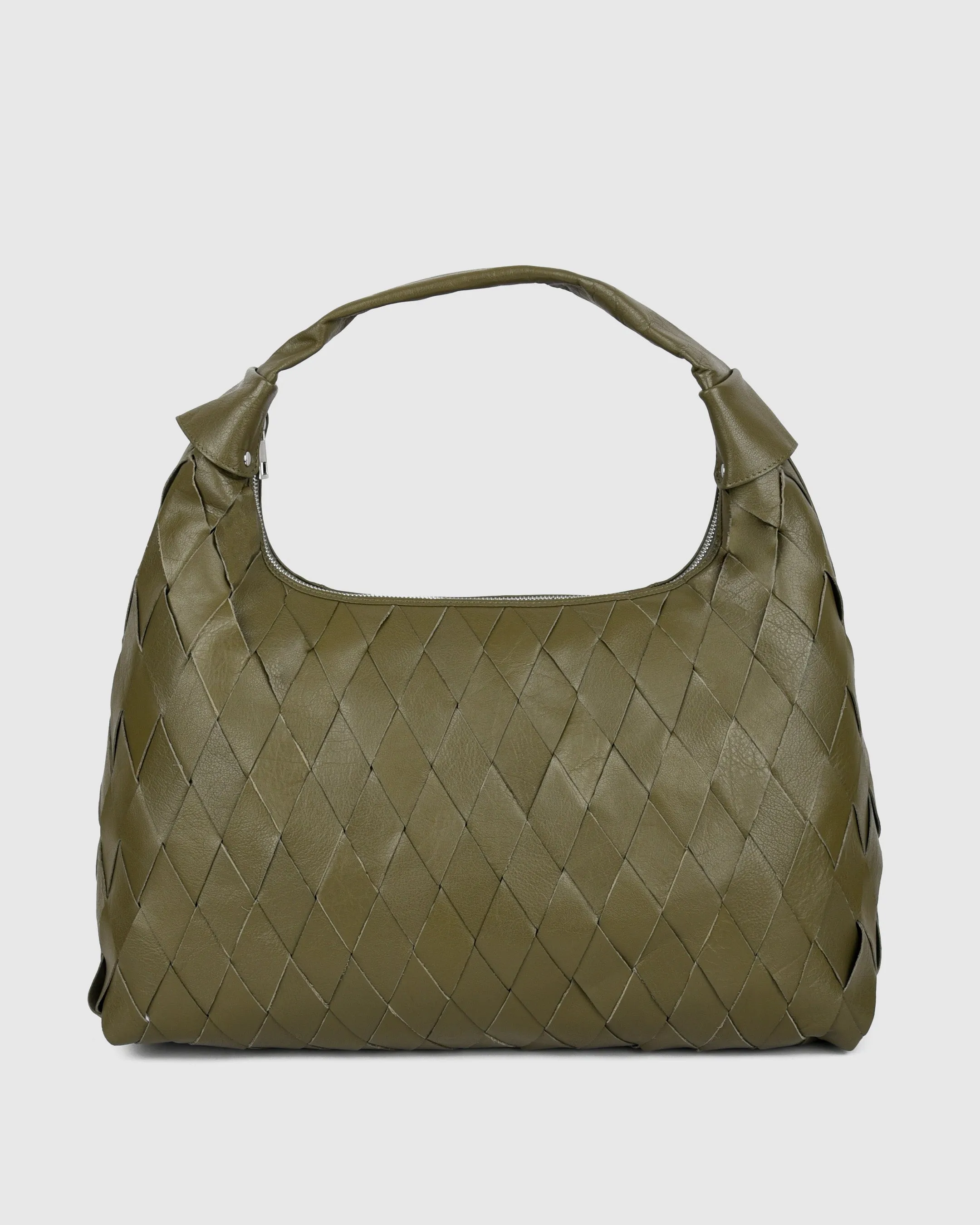 Maxi Dandy Braided Bias Mountain Dark Olive sold by Nunoo Bags product image thumbnail 2