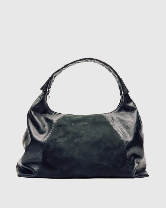 Maxi Dandy Nubuck Black made by Nunoo Bags