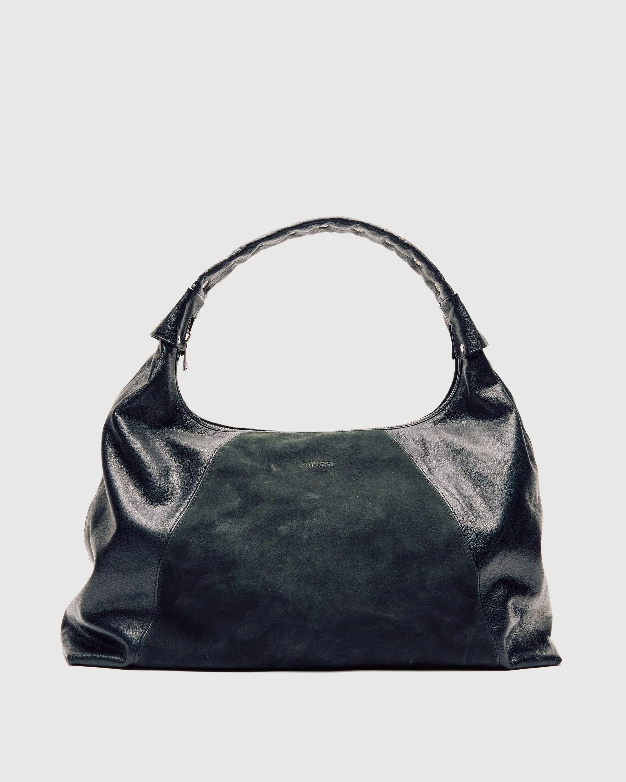 Maxi Dandy Nubuck Black sold by Nunoo Bags