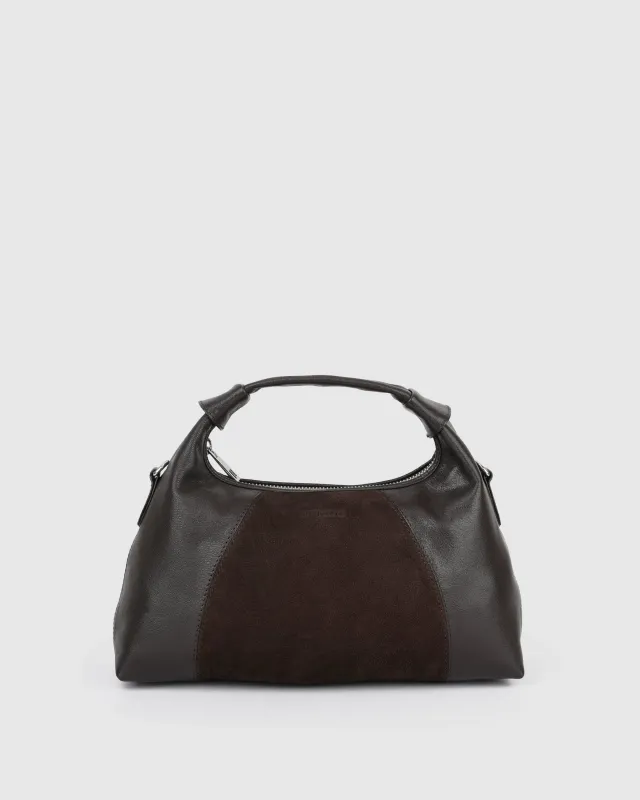 Dandy Nubuck Dark Brown made by Nunoo Bags