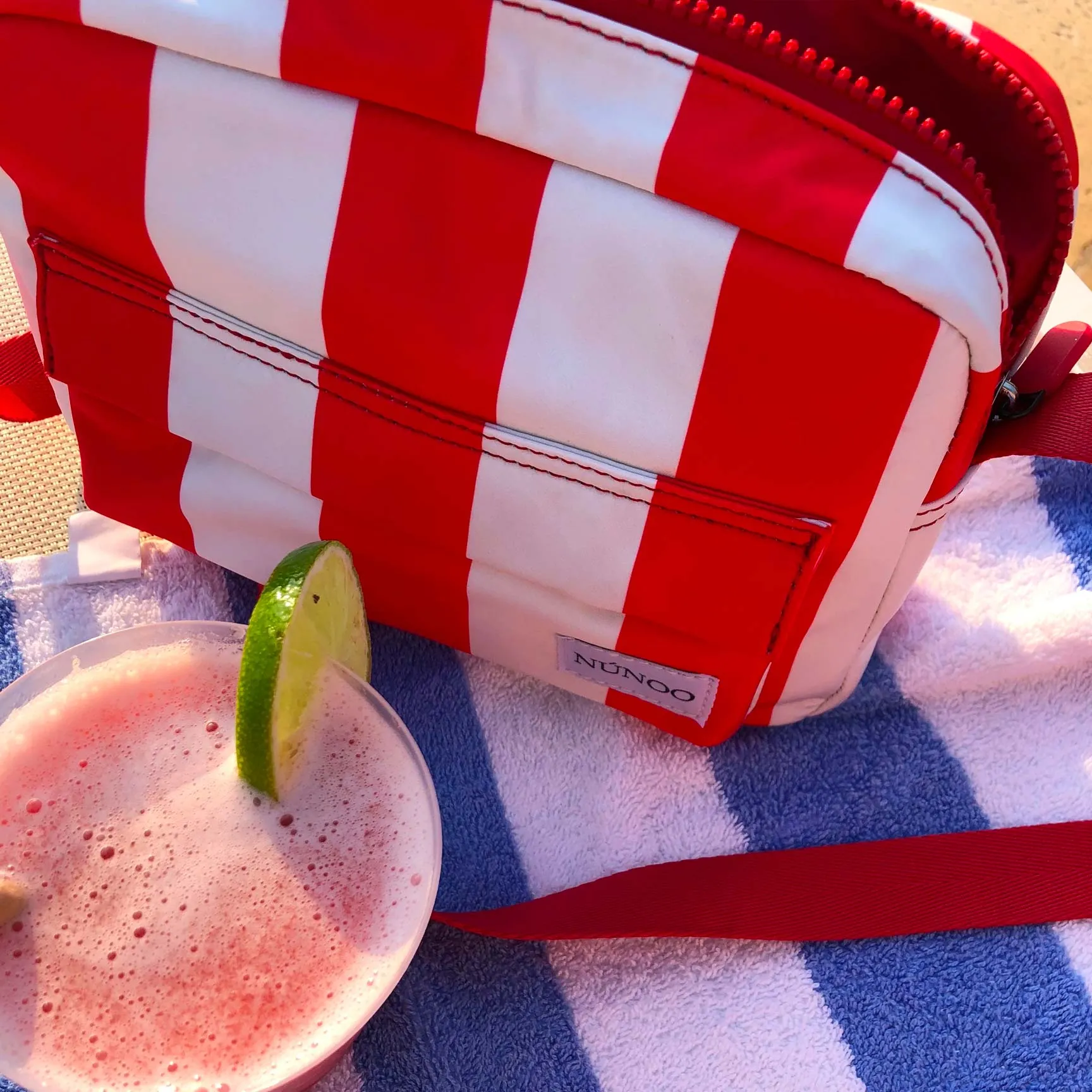 Paloma recycled nylon Striped sold by Nunoo Bags product image thumbnail 4