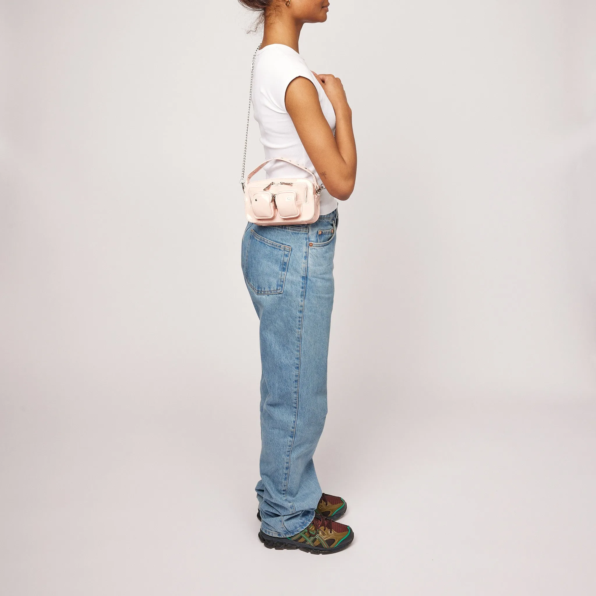 Helena glossy peach sold by Nunoo Bags product image thumbnail 4