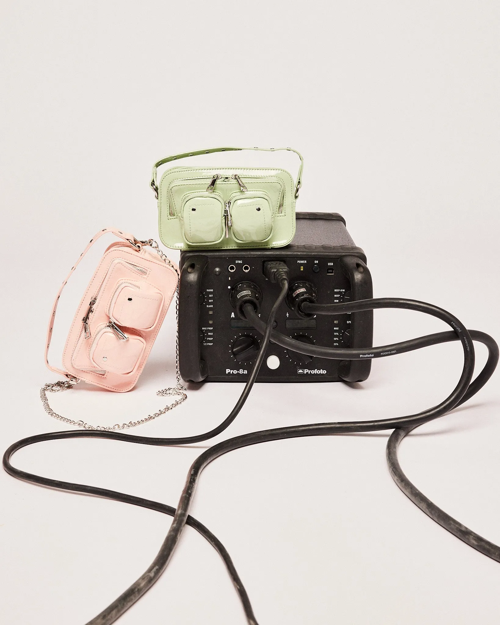 Helena glossy peach sold by Nunoo Bags product image thumbnail 5