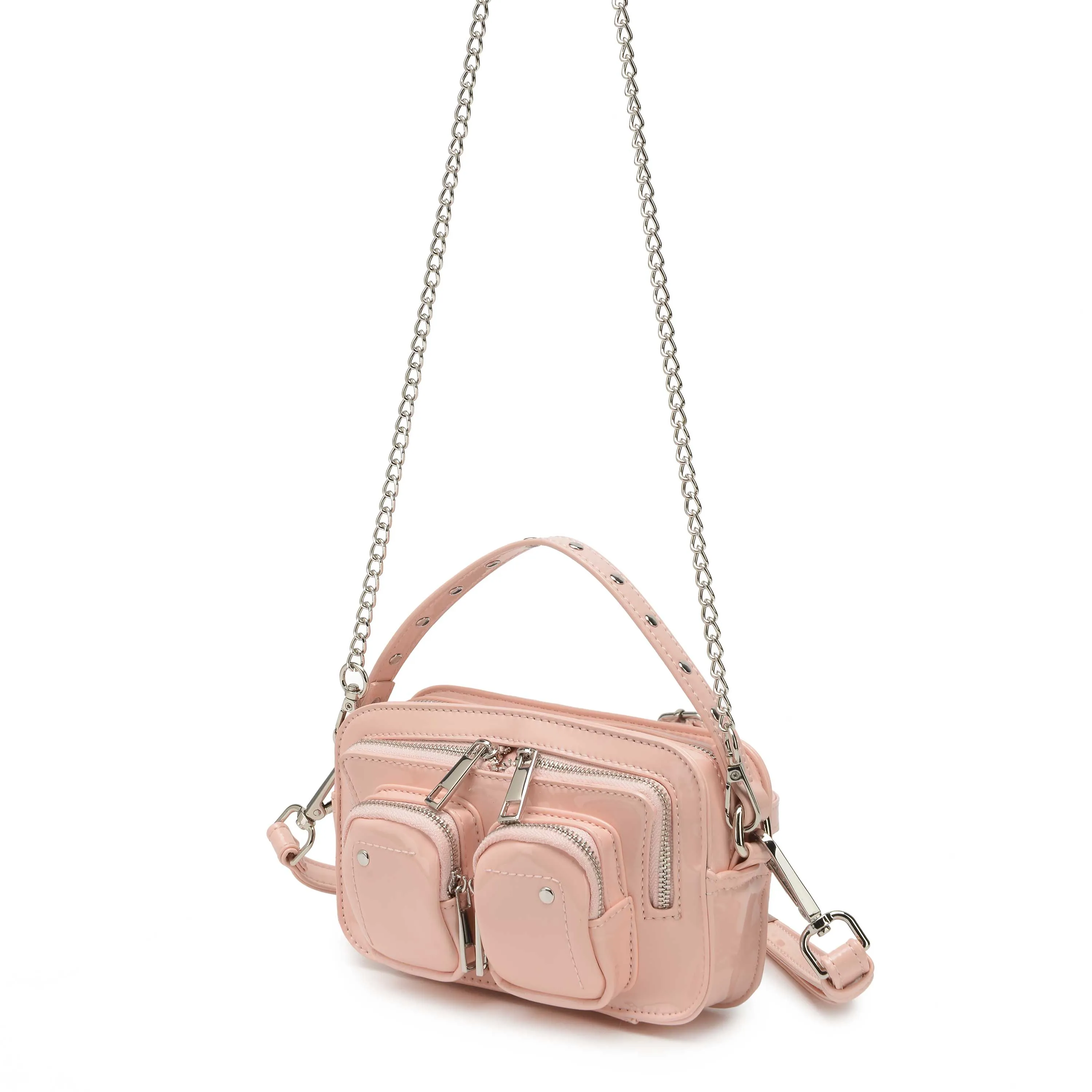 Helena glossy peach sold by Nunoo Bags product image thumbnail 2