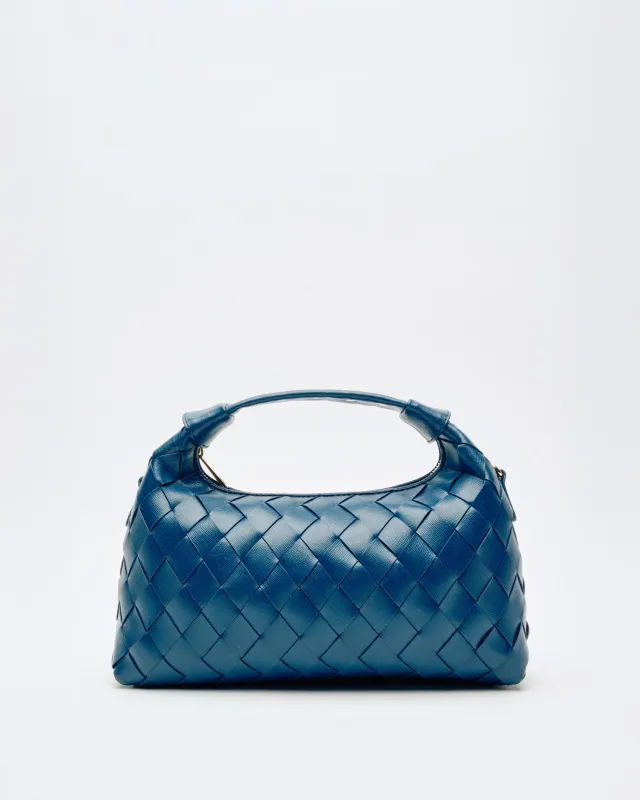 Dandy Braided Florence Deep Blue w. Gold sold by Nunoo Bags