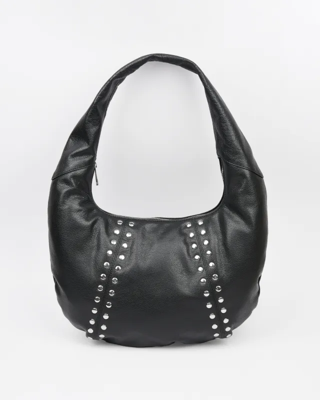 Small Gabi Rivet Mountain Black sold by Nunoo Bags