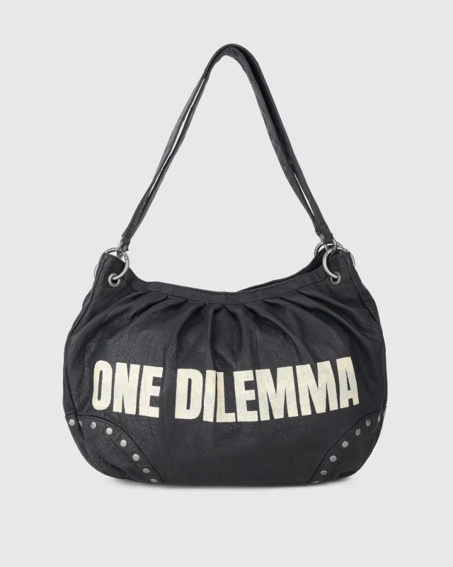 Elsa Small Washed Black Núnoo X One Dilemma sold by Nunoo Bags