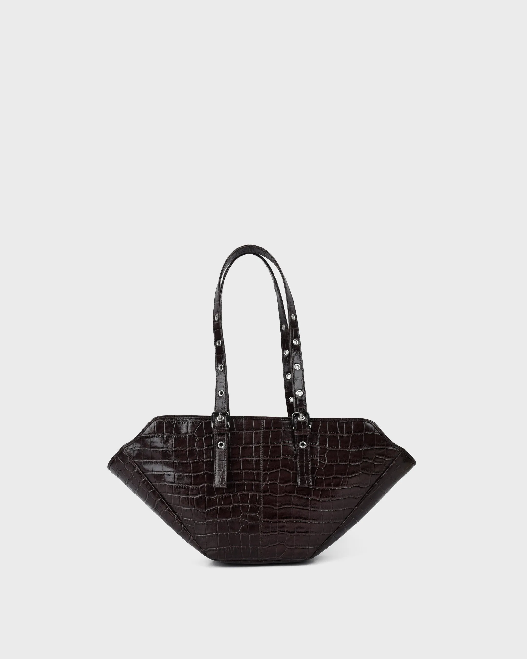 Small Nora Braided Texas Chocolate sold by Nunoo Bags product image thumbnail 3