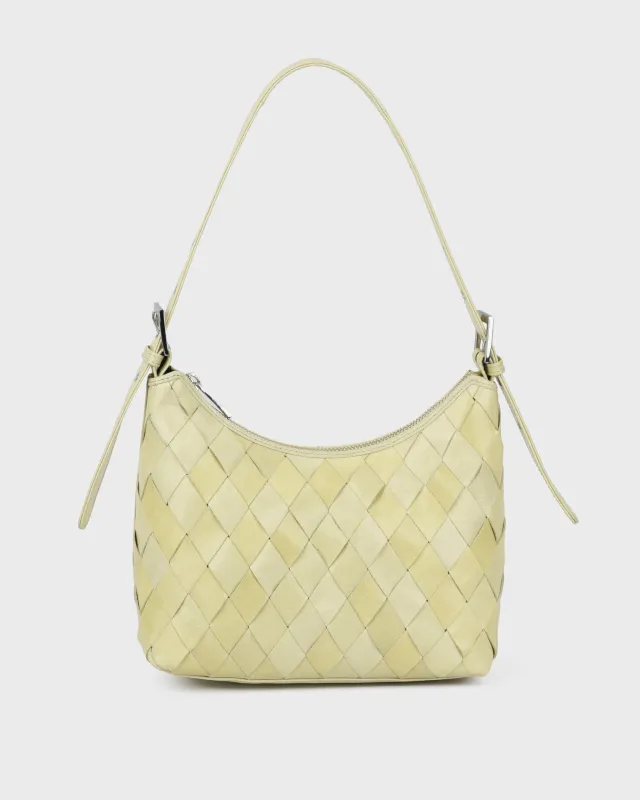 Ava Braided Megah Mellow Green sold by Nunoo Bags