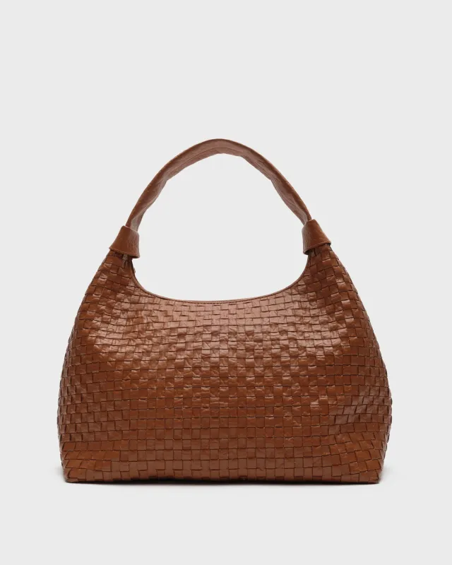 Big Dandy Braided New Zealand Brown w. Gold sold by Nunoo Bags