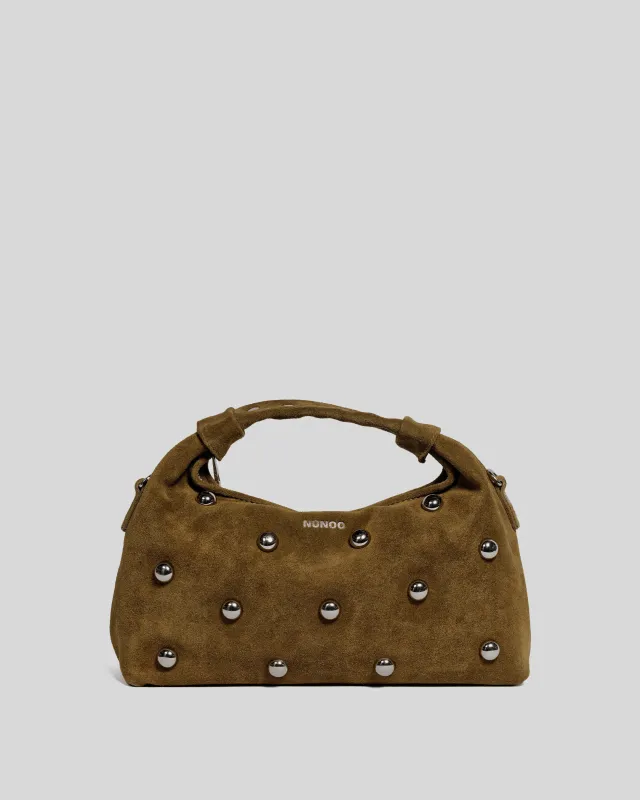 Dandy Rivet Suede Dusty Olive made by Nunoo Bags