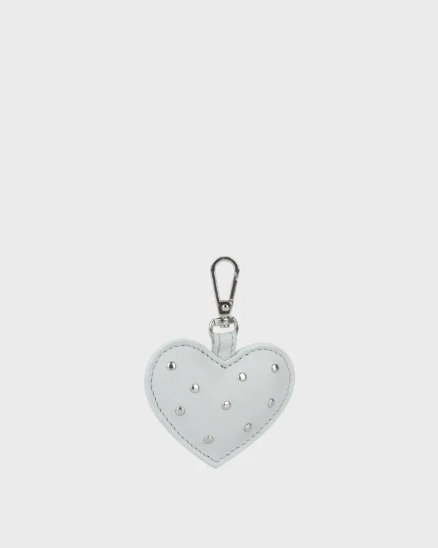 Heart Bag Charm Mountain Illusion Blue sold by Nunoo Bags