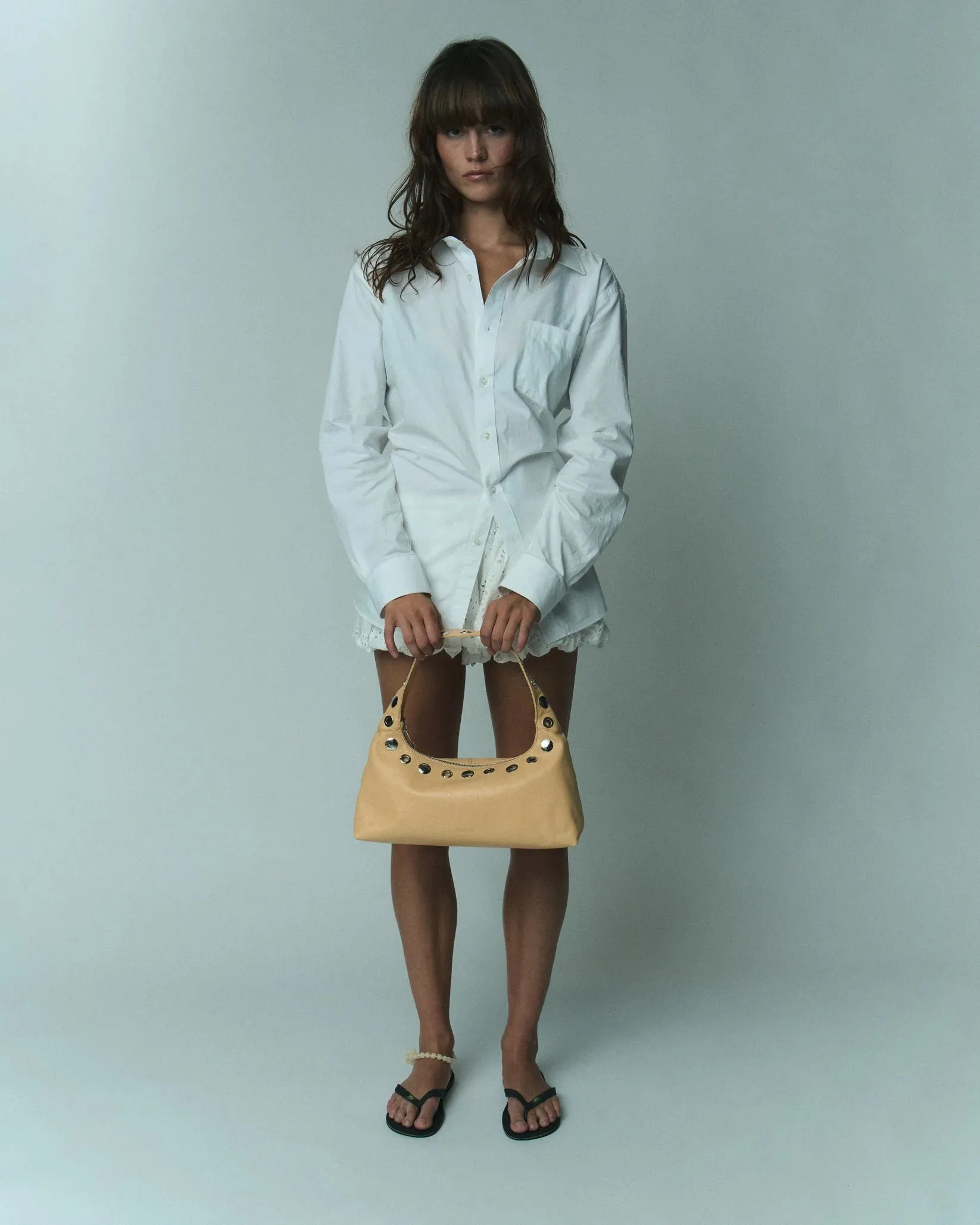 Large Dandy Studs Mountain Cream sold by Nunoo Bags product image thumbnail 5