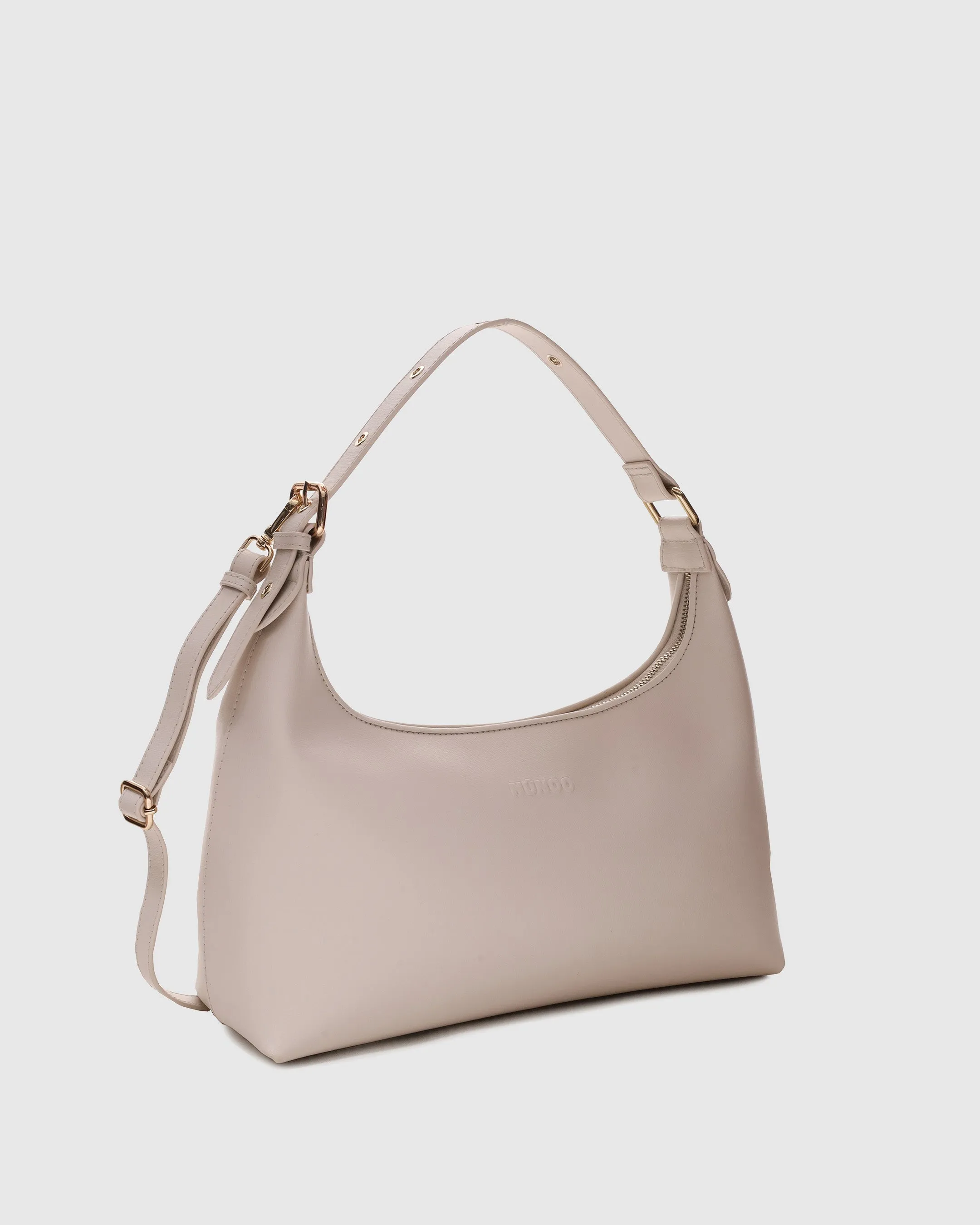 Large Dandy Buckle Florence Warm Grey w. Gold sold by Nunoo Bags product image thumbnail 2