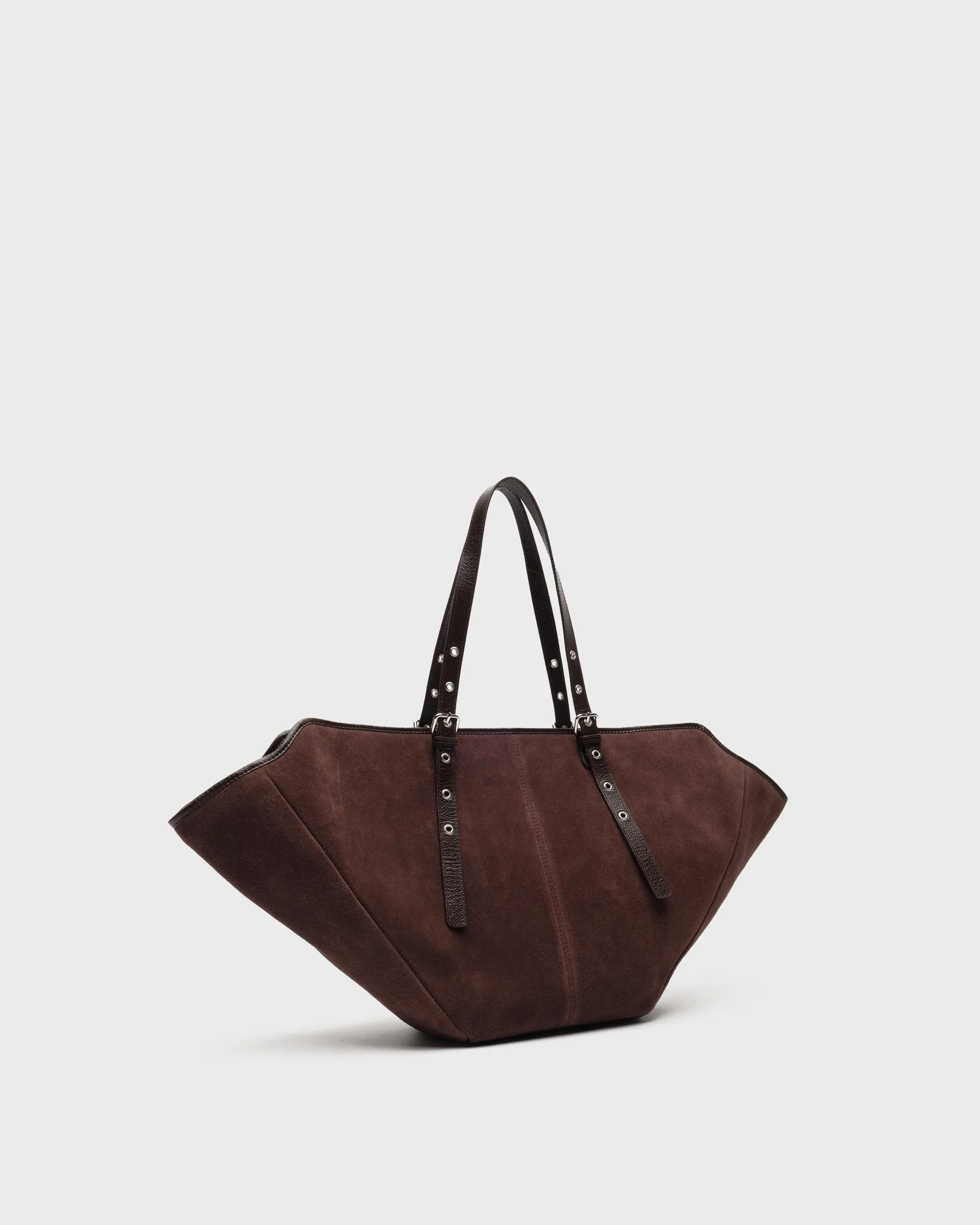Nora Suede Chocolate sold by Nunoo Bags product image thumbnail 3