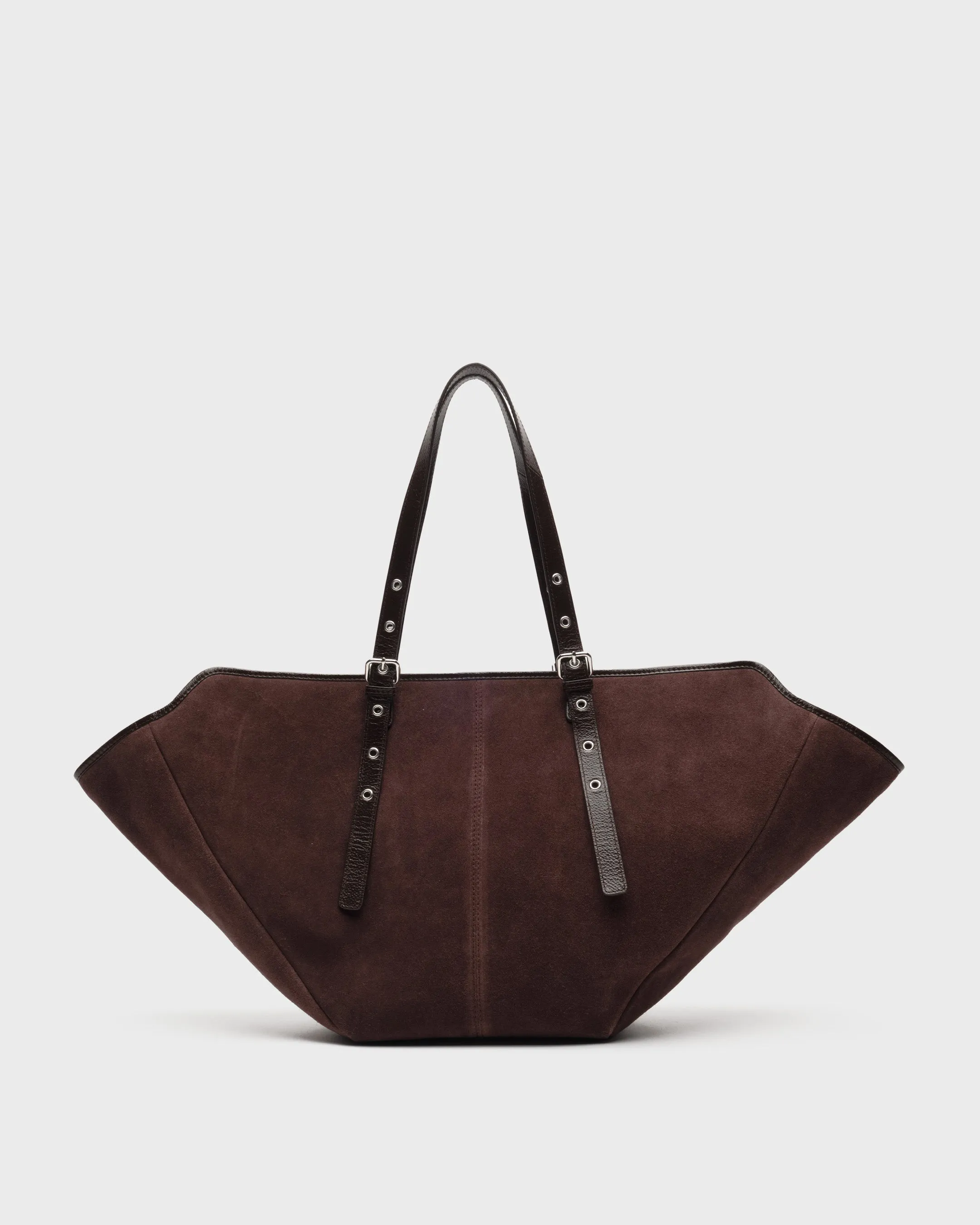 Nora Suede Chocolate sold by Nunoo Bags