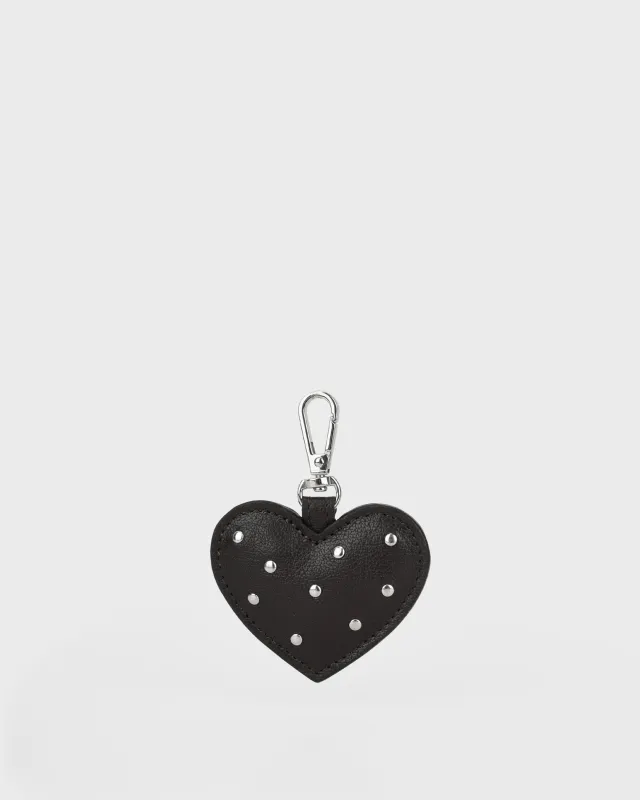 Heart Bag Charm Mountain Chocolate sold by Nunoo Bags