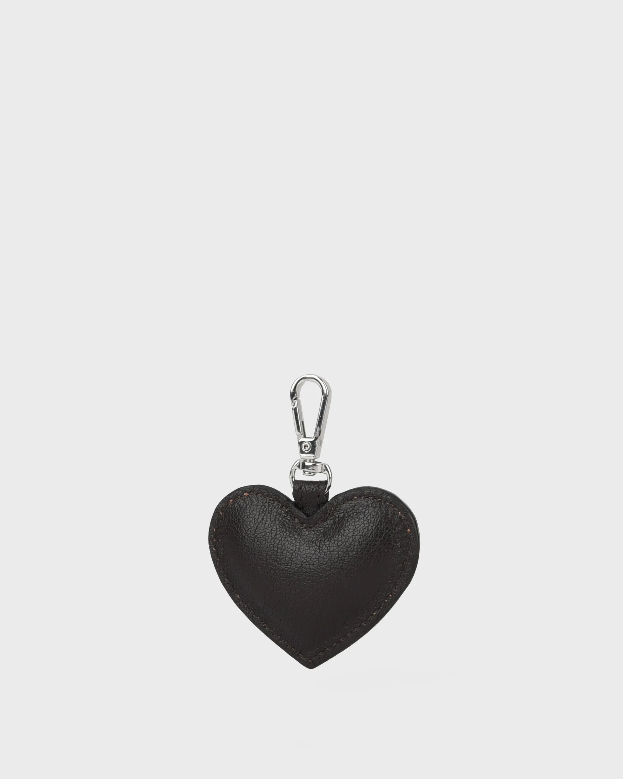 Heart Bag Charm Mountain Chocolate sold by Nunoo Bags product image thumbnail 2
