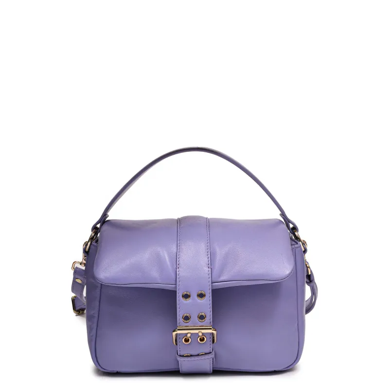 Honey buckle puffed lavender w. Gold sold by Nunoo Bags