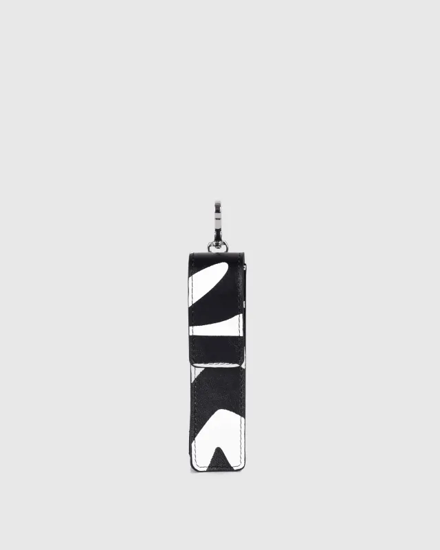 Lipgloss Charm Savanna Black Stripe made by Nunoo Bags