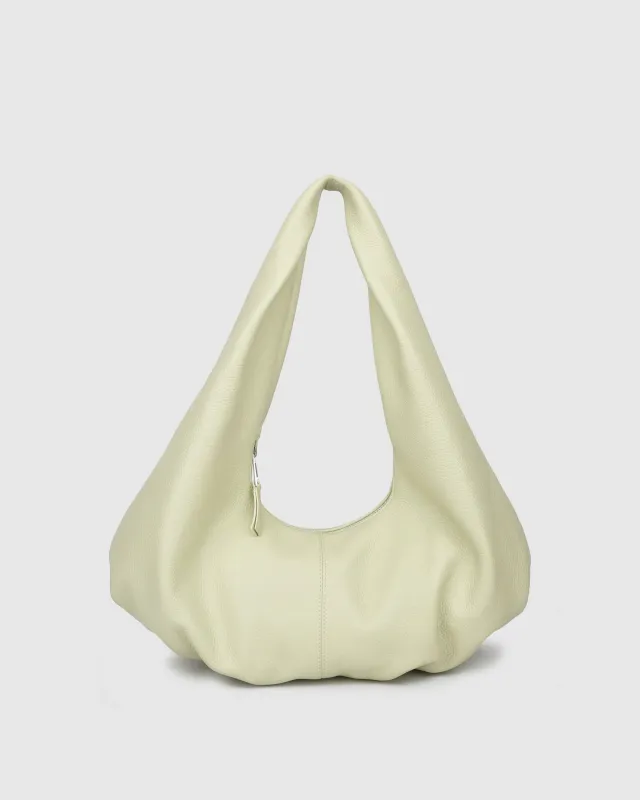 Small Alma Draped Soft Sage made by Nunoo Bags