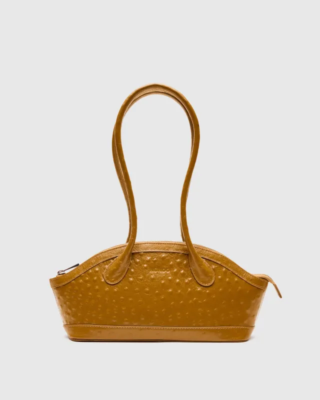 Ayo Medium Pebble Olive made by Nunoo Bags