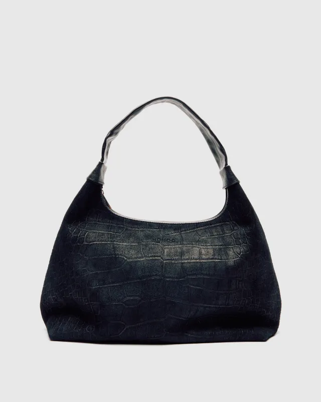 Big Dandy Scale Suede Black made by Nunoo Bags