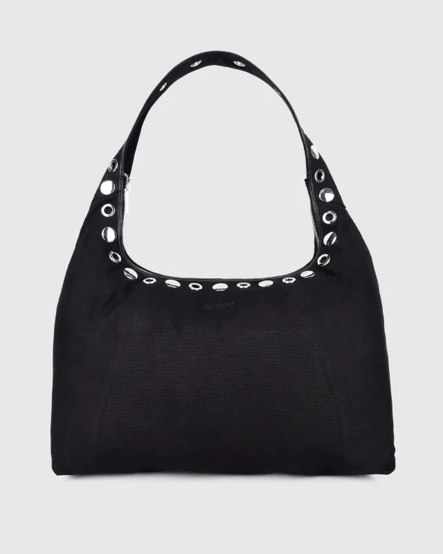 Maxi Dandy Studs Canvas Black made by Nunoo Bags