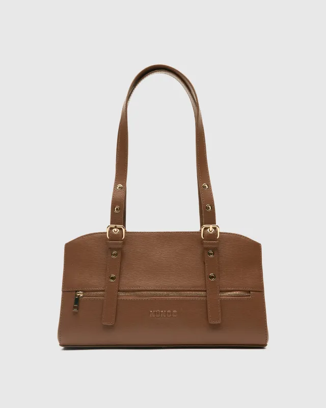 Hazel Florence Cacao w. Gold made by Nunoo Bags