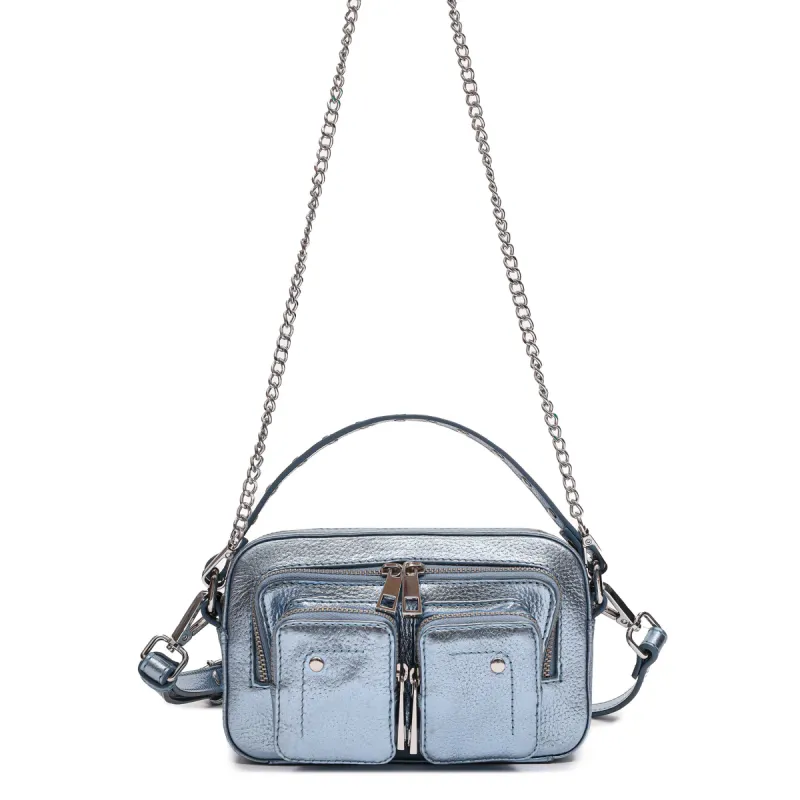 Helena Metallic Light Blue sold by Nunoo Bags