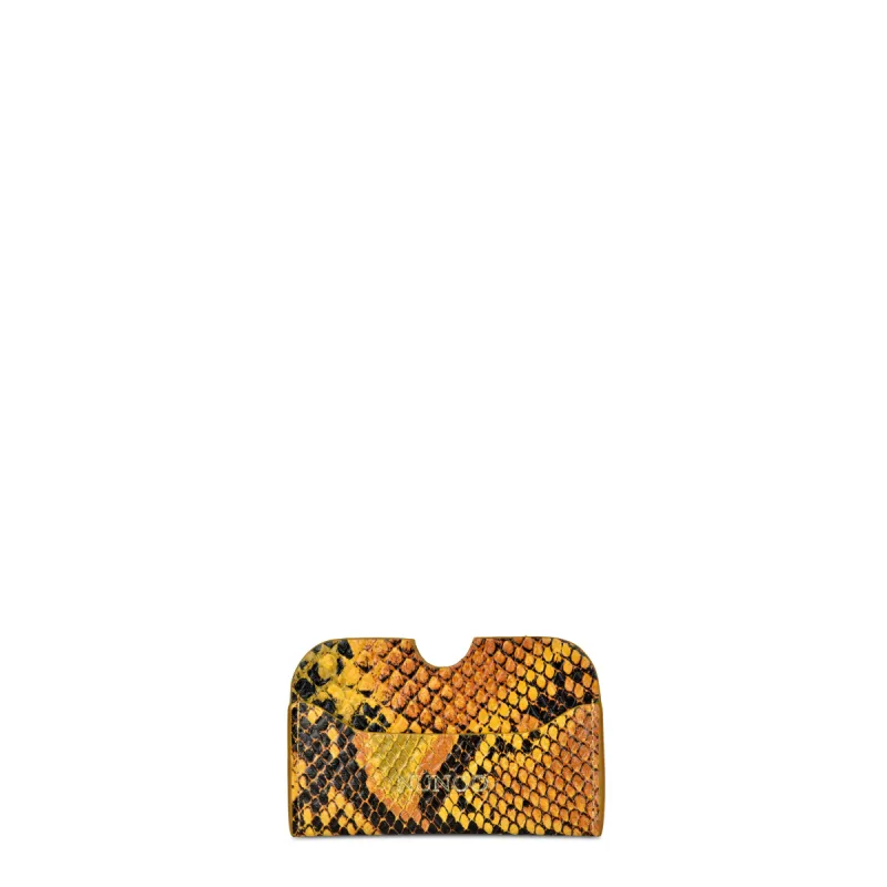 Carla snake deluxe yellow sold by Nunoo Bags