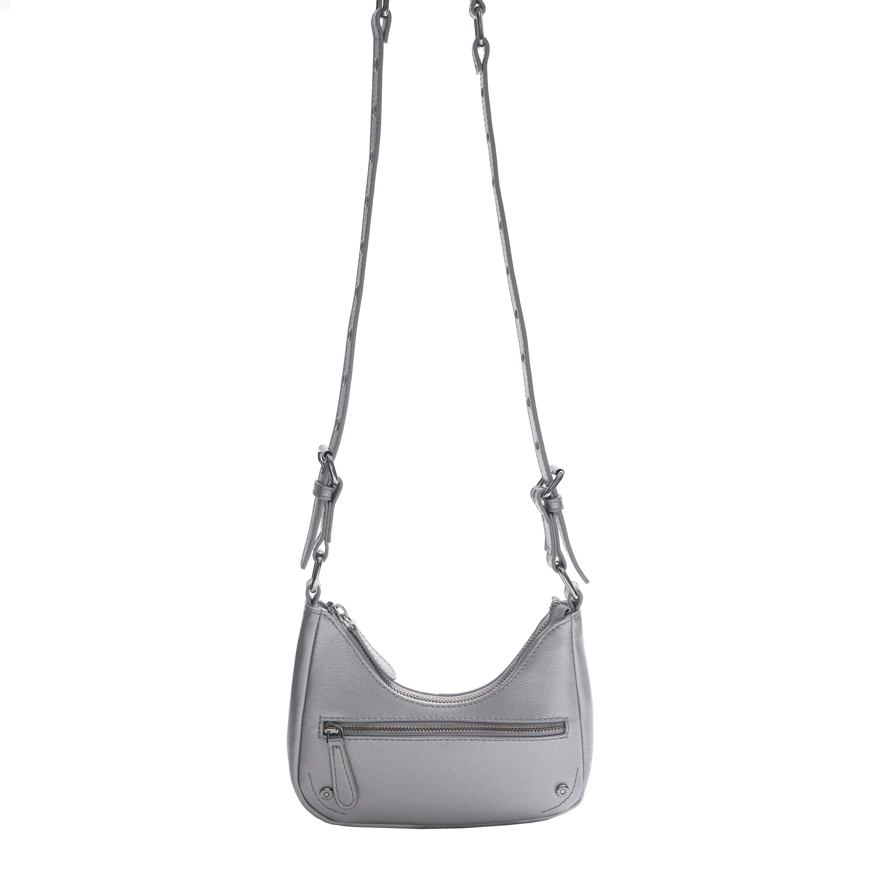 Palma rivet florence silver sold by Nunoo Bags