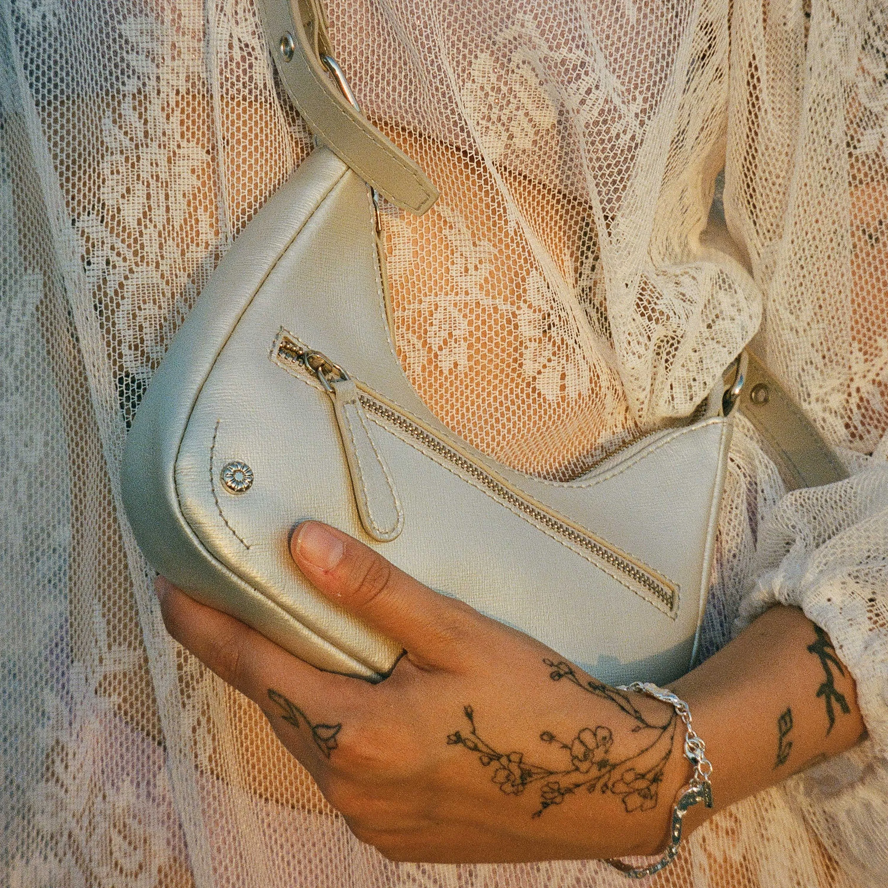 Palma rivet florence silver sold by Nunoo Bags product image thumbnail 2