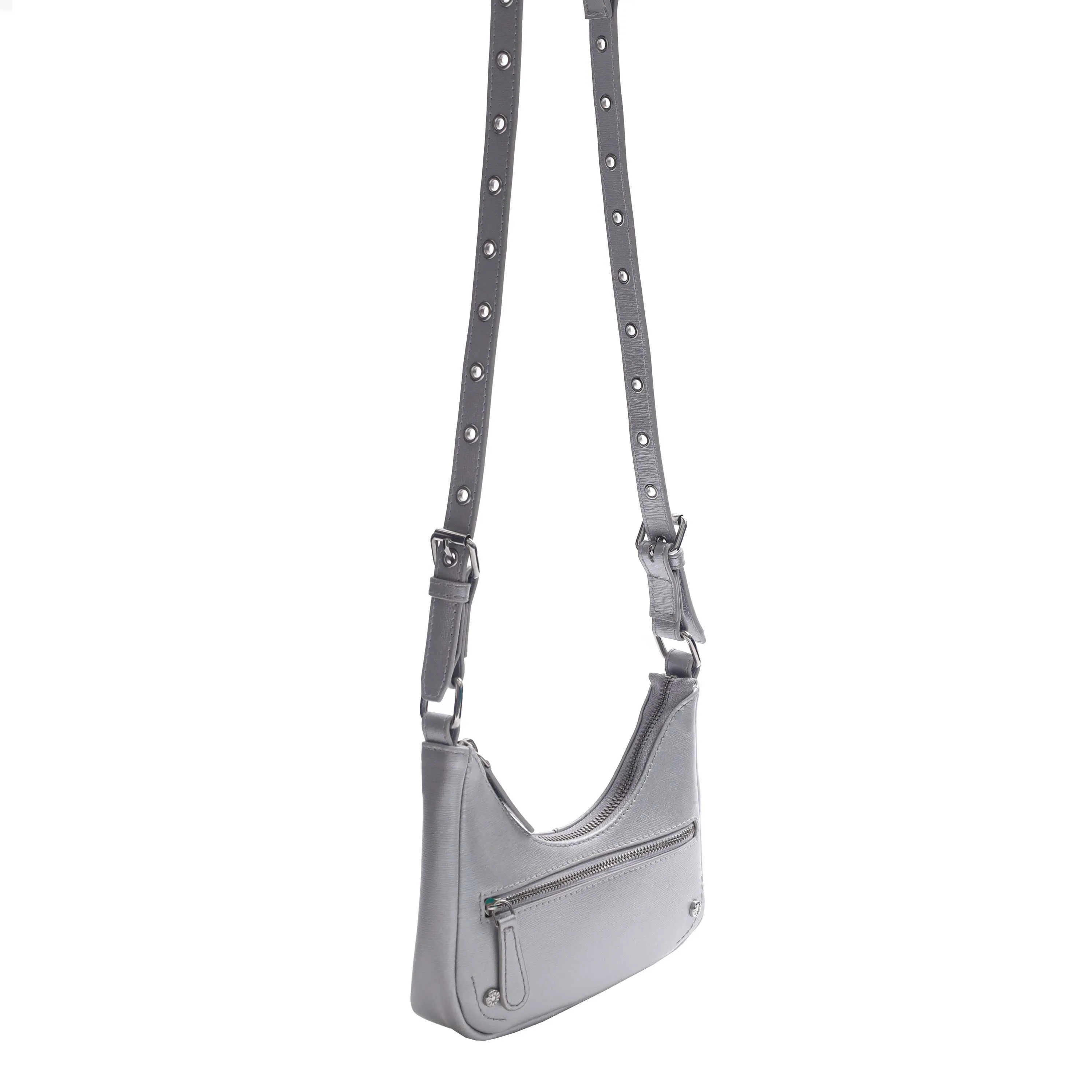 Palma rivet florence silver sold by Nunoo Bags product image thumbnail 3