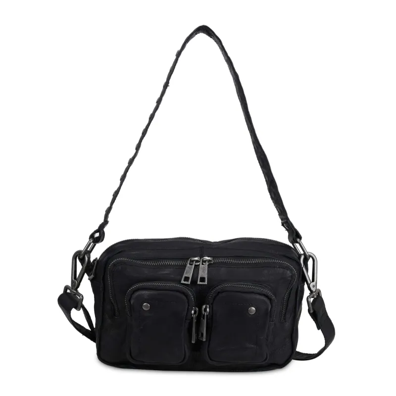 Ellie Washed Black w. Antique Silver sold by Nunoo Bags