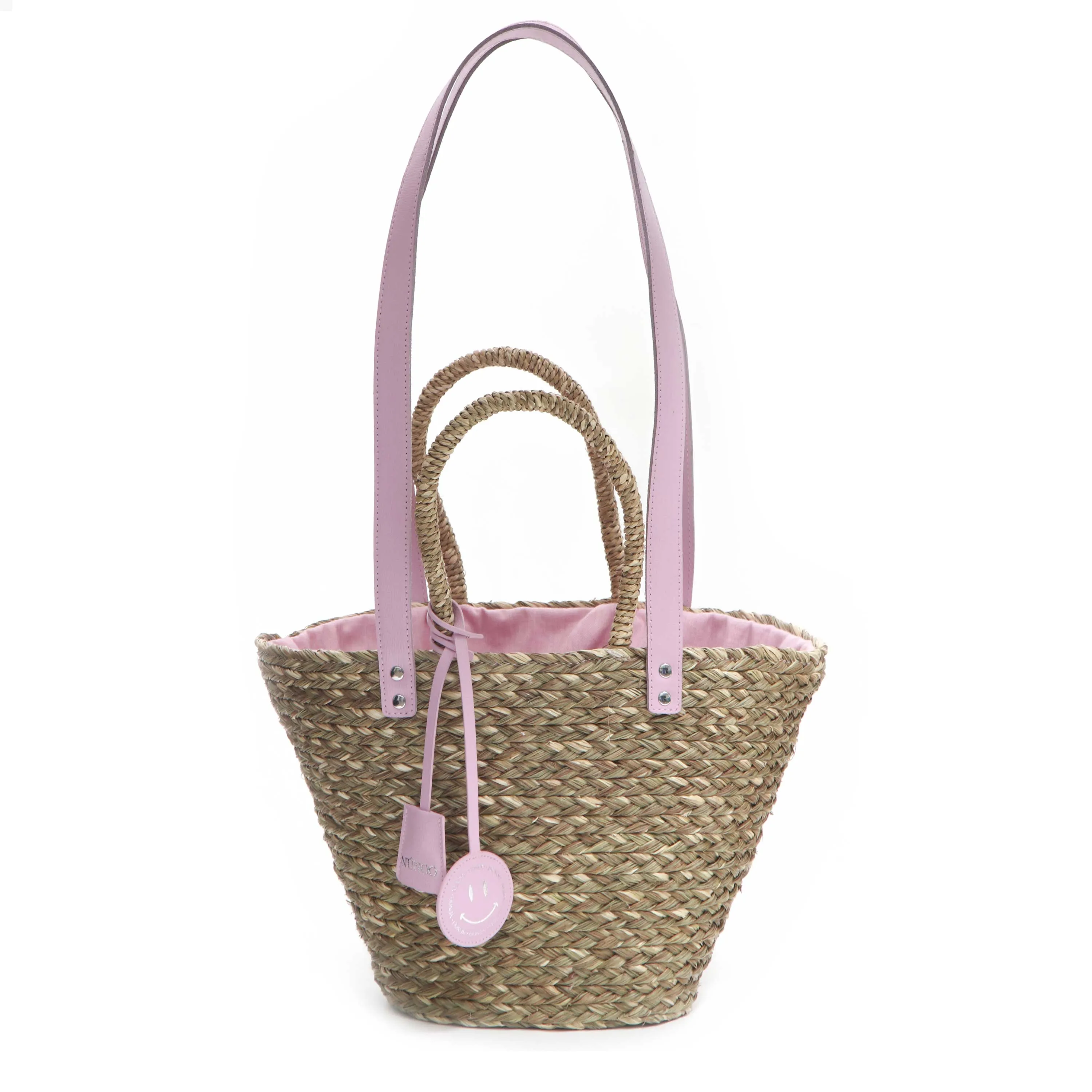 Beach Bag Medium Light Pink sold by Nunoo Bags